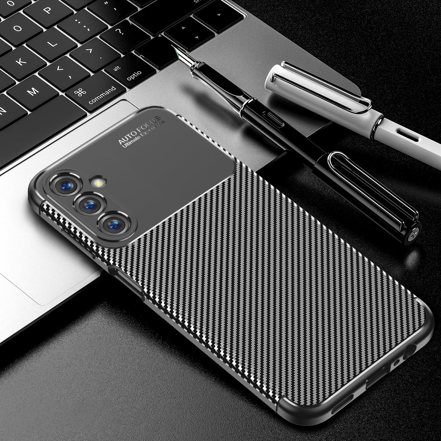For Samsung Galaxy M14 5G Soft TPU Phone Case Carbon Fiber Texture Anti-Drop Cell Phone Cover For Samsung Galaxy M14 5G Soft TPU Phone Case Carbon Fiber Texture Anti-Drop Cell Phone Cover